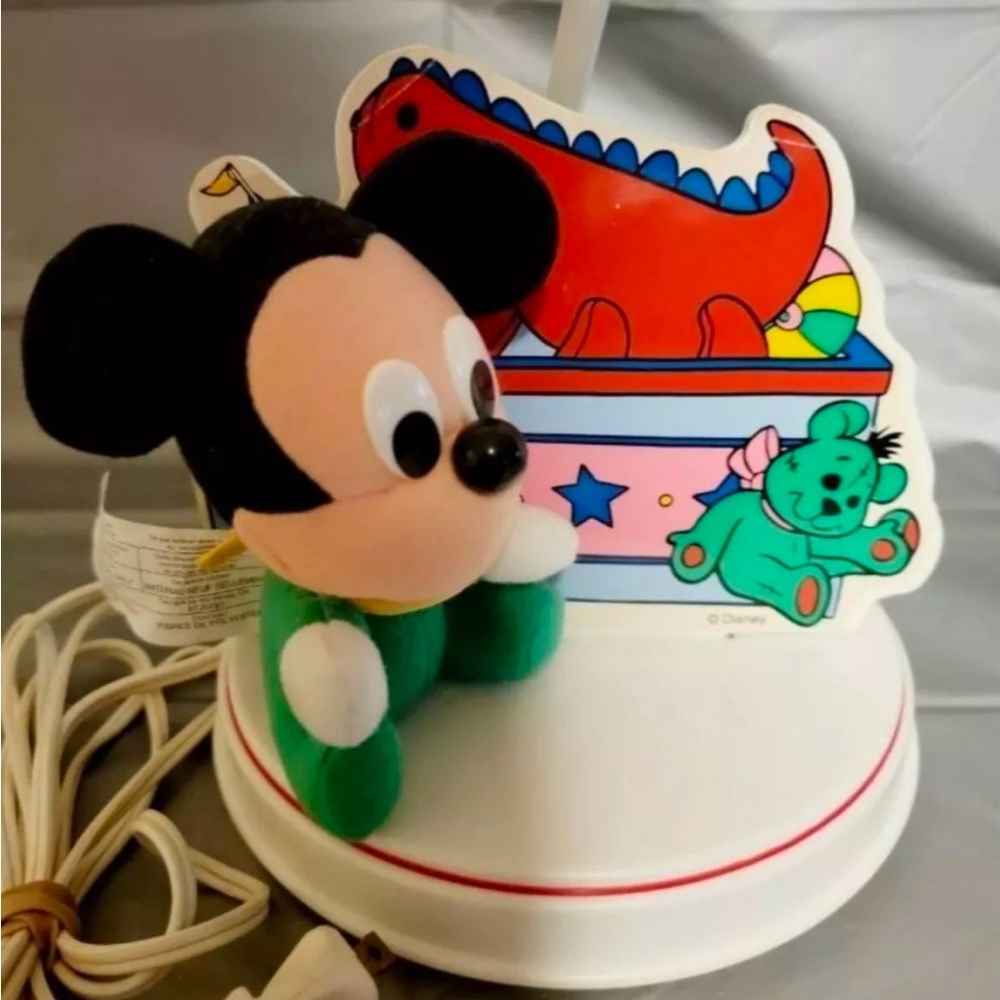 Disney Mickey Mouse Kids Toy Lamp - Black, Green, Red